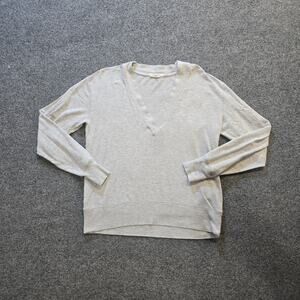 Rag Bone Sweater Womens Size XXS Gray V Neck Long Sleeve Knit Casual Capsule